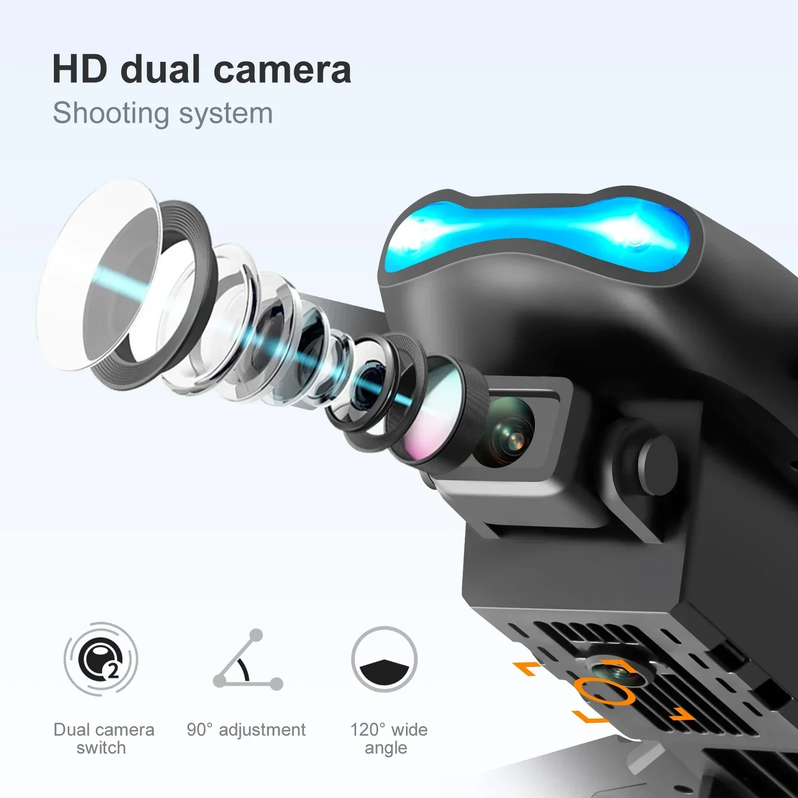 Fpv Brushless Rc Drone 4K - E99 K3 Pro 4K الطائرة بدون