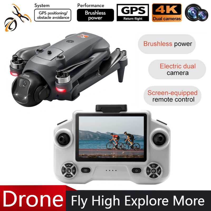 Fpv Brushless Rc Drone 4K - طائرة بدون طيار صغيرة جديدة YL059