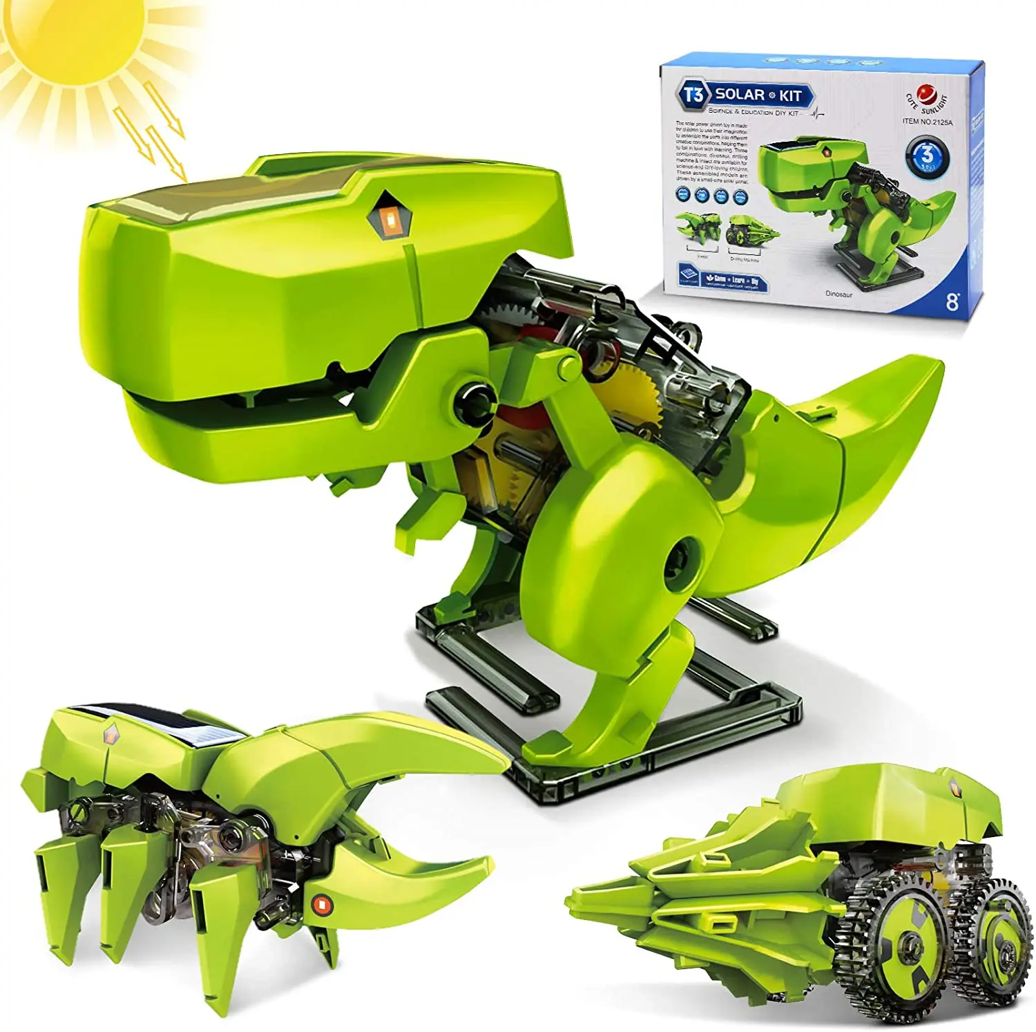 Stem Solar Robot Kit For Kids - مجموعات الروبوت الشمسية ألعاب تعليمية نماذج