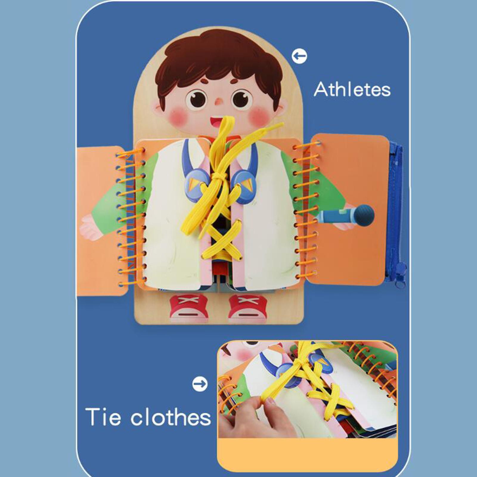 Montessori Wooden Busy Board Toddler - لوحة أنشطة للأطفال الصغار، لعبة مونتيسوري،