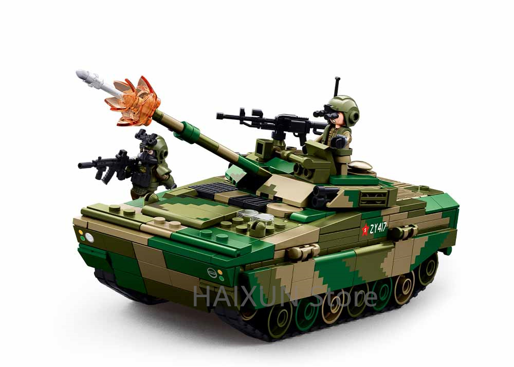 مجموعة بناء سلوبان ZBD-04AS لم - مراجعة Lego Compatible Military Tank وسعره