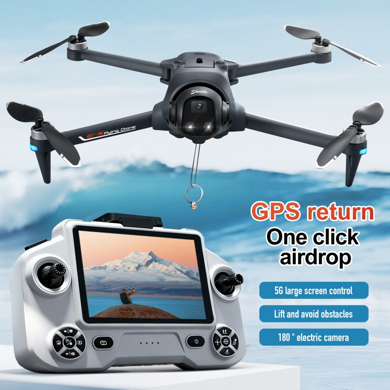 طائرة بدون طيار صغيرة جديدة YL - مراجعة Fpv Brushless Rc Drone 4K وسعره
