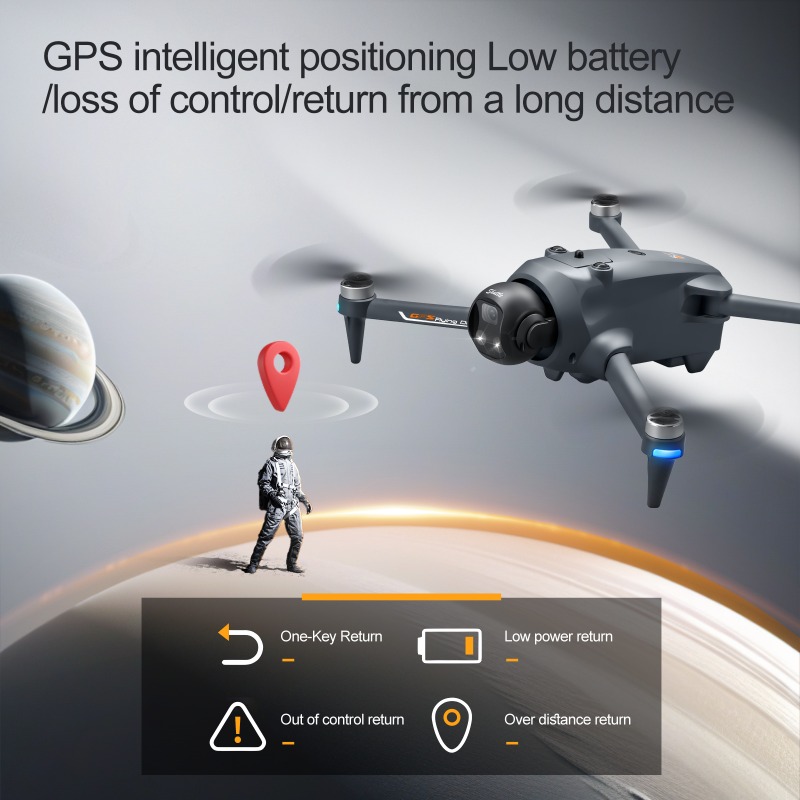 طائرة بدون طيار صغيرة جديدة YL - مراجعة Fpv Brushless Rc Drone 4K وسعره
