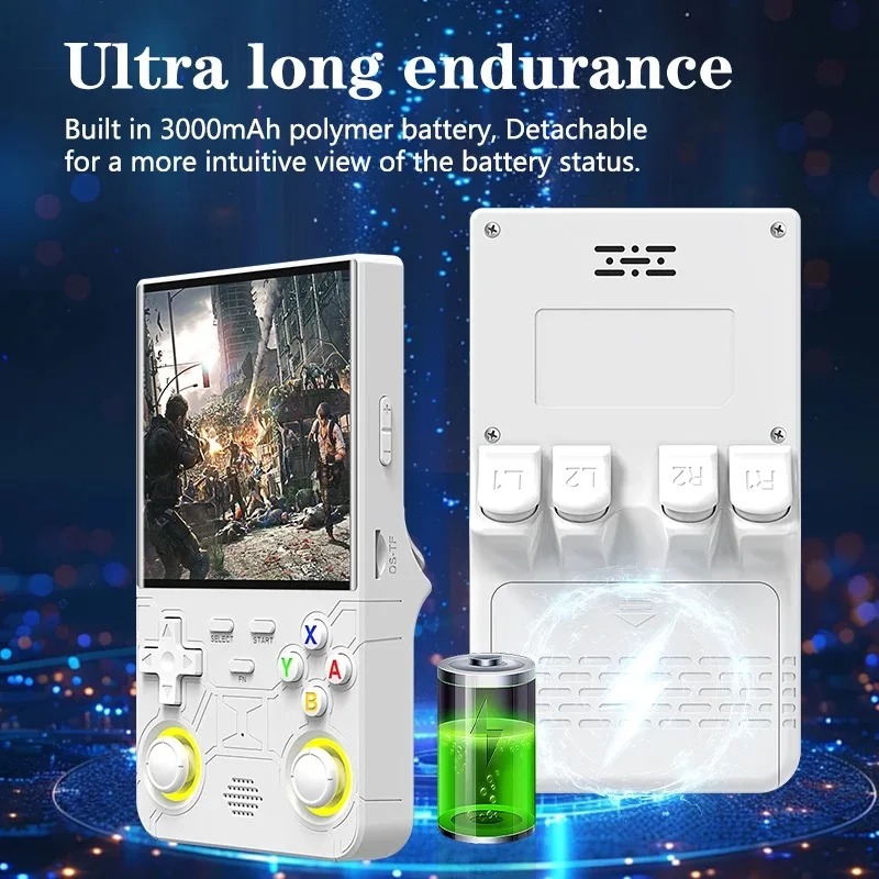 FLLAPT R36Ultra Retro وحدة تحك - مراجعة Retro Handheld Game Console R36S وسعره