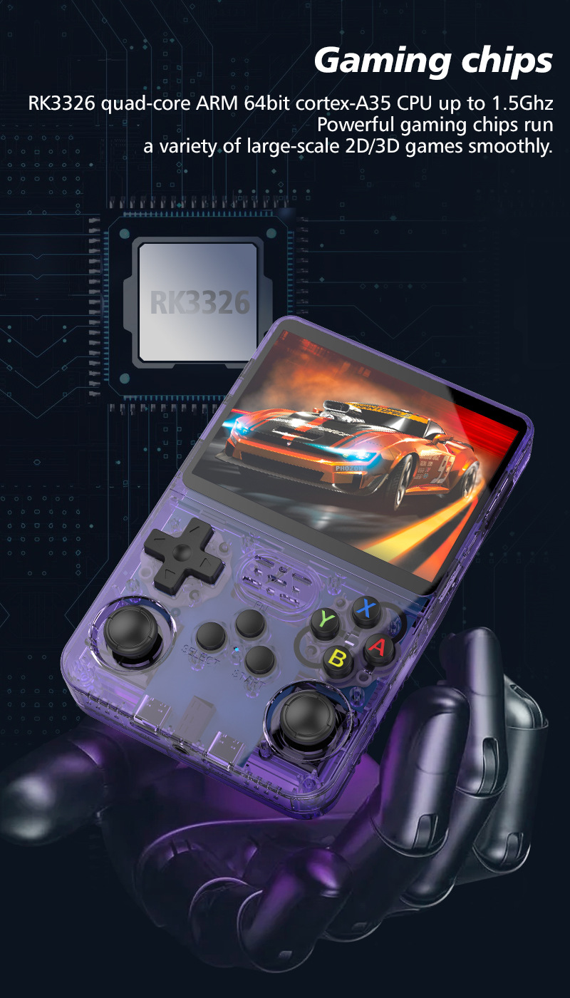 R36S ريترو مشغل ألعاب محمول با - مراجعة Retro Handheld Game Console R36S وسعره